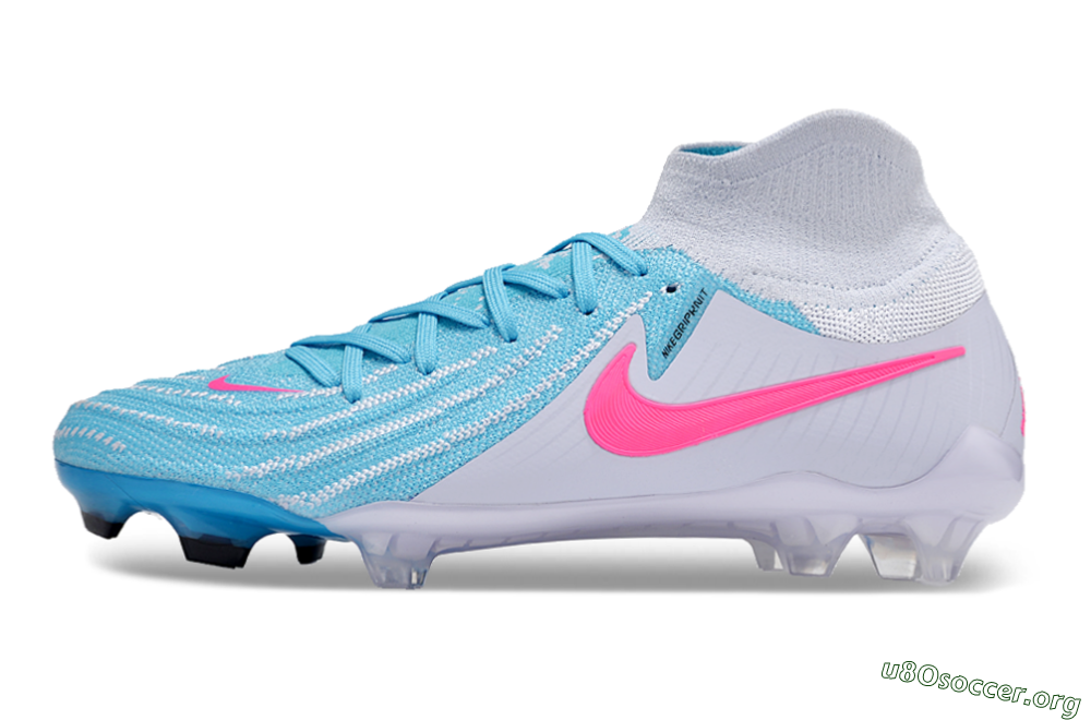 Nike Phantom Luna Elite NU FG Football Boots - Jade/White/Pink 3