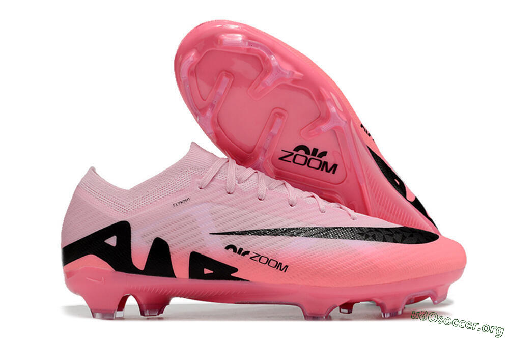 Nike Air Zoom Mercurial Vapor 15 Elite FG Football Boots - Pink/Black 2