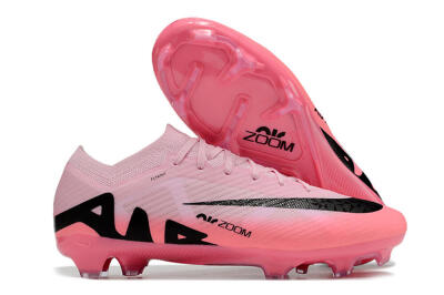 Nike Air Zoom Mercurial Vapor 15 Elite FG Football Boots - Pink/Black