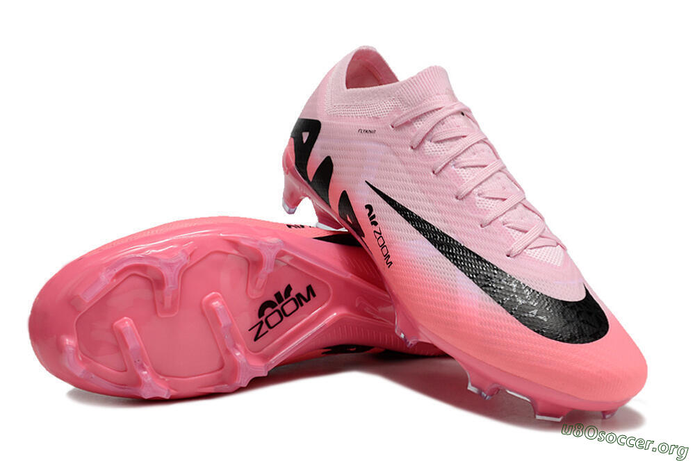 Nike Air Zoom Mercurial Vapor 15 Elite FG Football Boots - Pink/Black 0