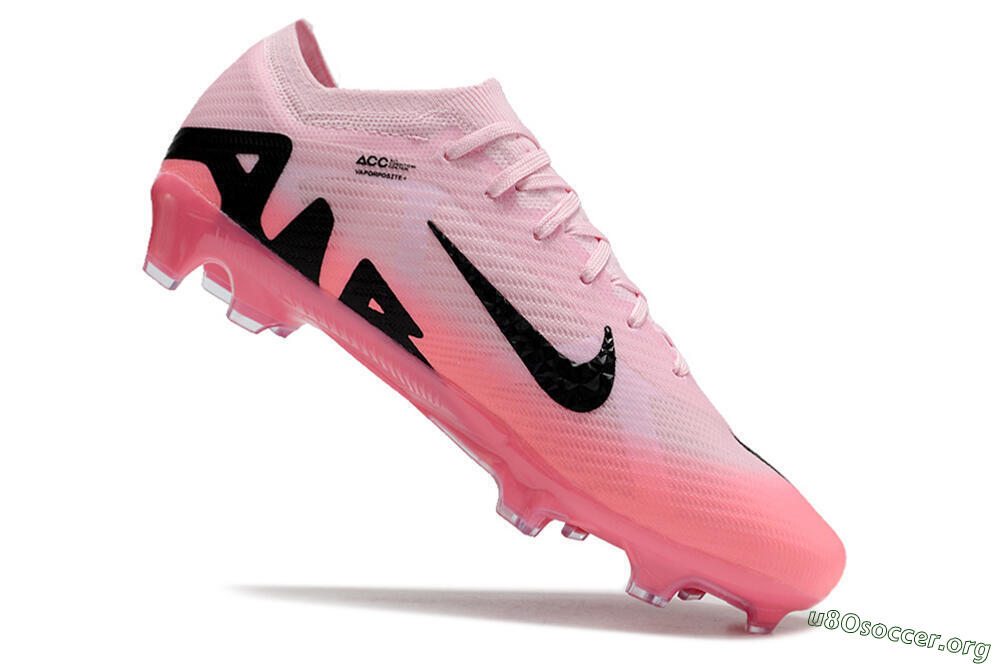 Nike Air Zoom Mercurial Vapor 15 Elite FG Football Boots - Pink/Black 4