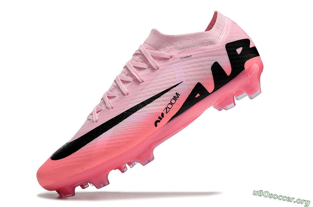 Nike Air Zoom Mercurial Vapor 15 Elite FG Football Boots - Pink/Black 5