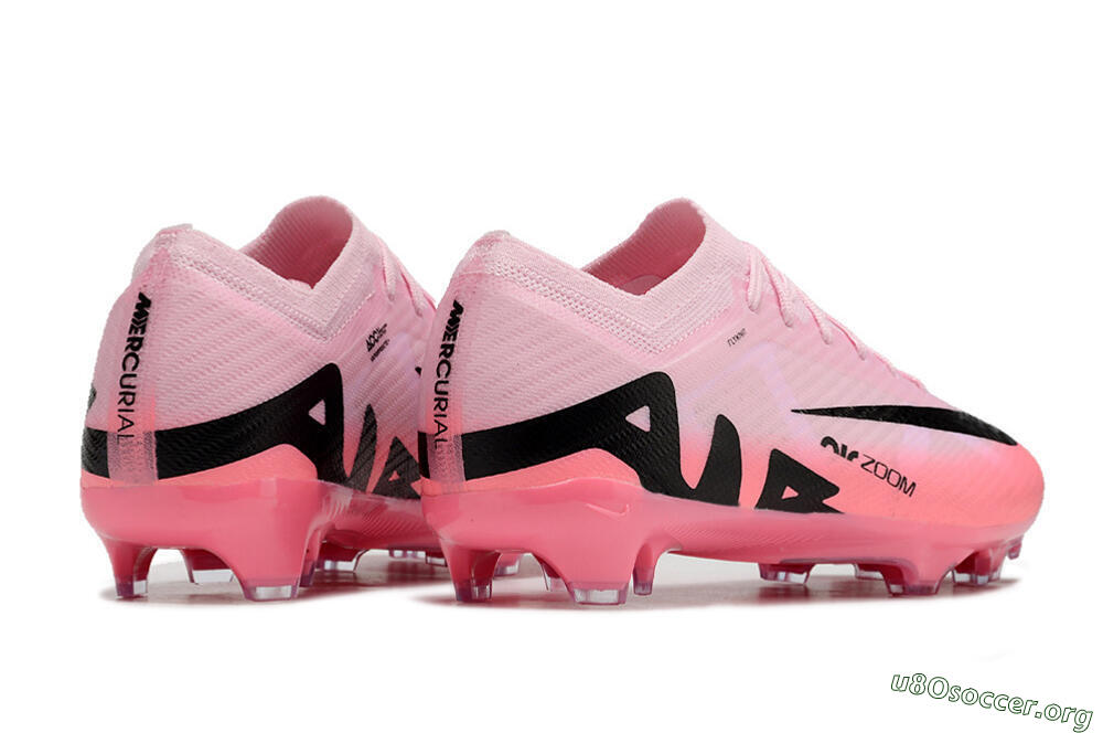 Nike Air Zoom Mercurial Vapor 15 Elite FG Football Boots - Pink/Black 6