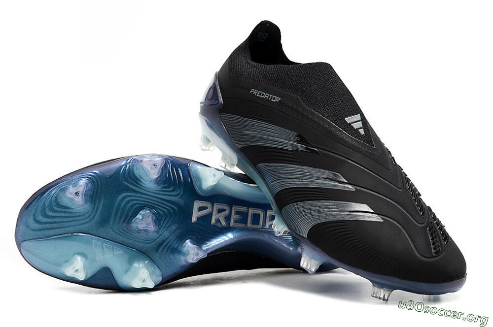 Adidas Predator 24 Elite LL FG Football Boots - Black/Silver/Jade 0