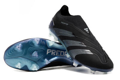 Adidas Predator 24 Elite LL FG Football Boots - Black/Silver/Jade