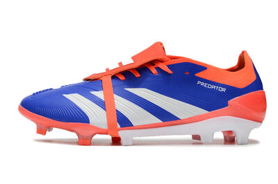 Adidas Predator Elite Foldover Tongue FG Football Boots - Blue/Red/White