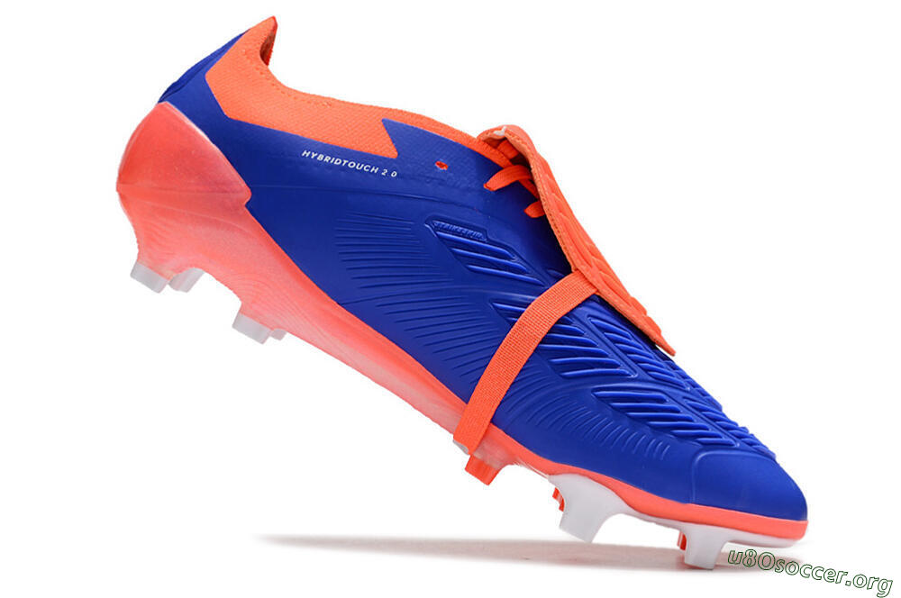 Adidas Predator Elite Foldover Tongue FG Football Boots - Blue/Red/White 4
