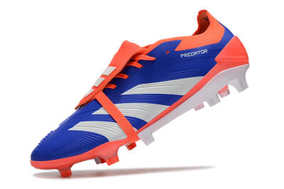 Adidas Predator Elite Foldover Tongue FG Football Boots - Blue/Red/White