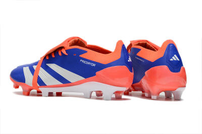 Adidas Predator Elite Foldover Tongue FG Football Boots - Blue/Red/White