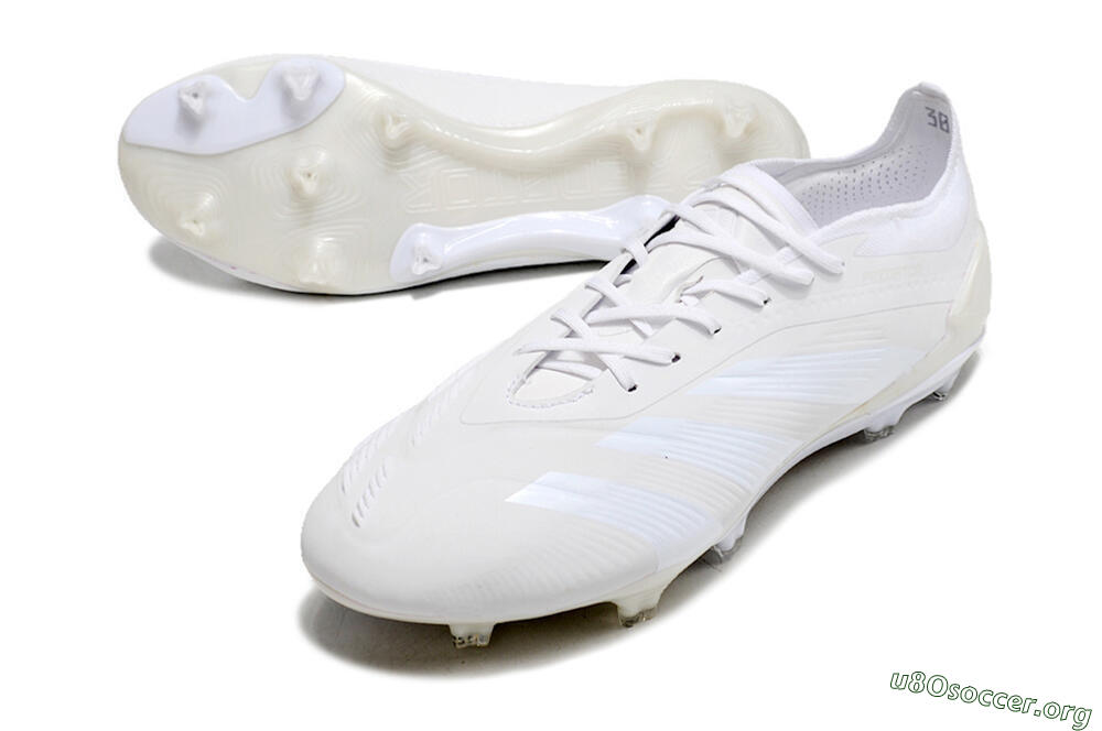 Adidas Predator Elite FG Football Boots - White/Silver 0