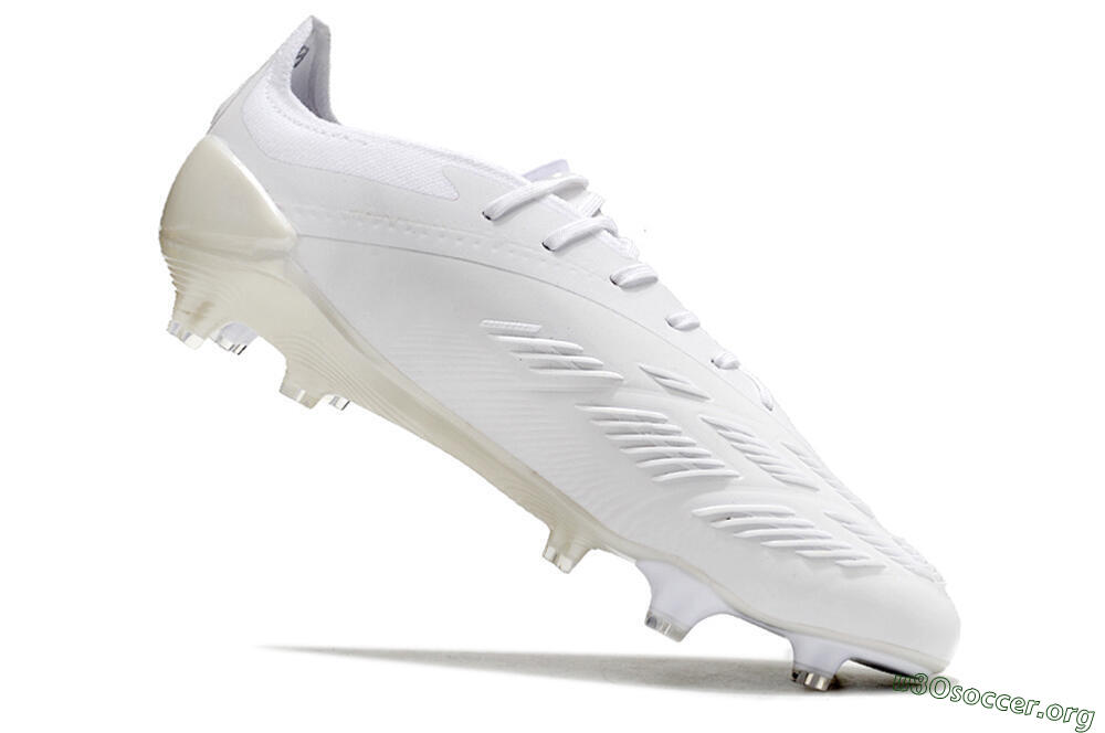 Adidas Predator Elite FG Football Boots - White/Silver 4