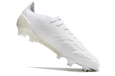 Adidas Predator Elite FG Football Boots - White/Silver