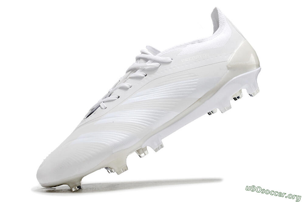 Adidas Predator Elite FG Football Boots - White/Silver 5