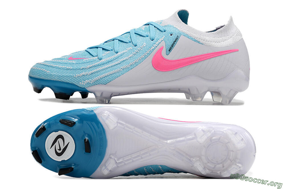 Nike Phantom Luna Elite NU FG Football Boots - Blue/White/Pink 1