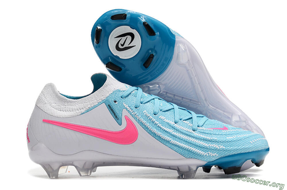Nike Phantom Luna Elite NU FG Football Boots - Blue/White/Pink 2