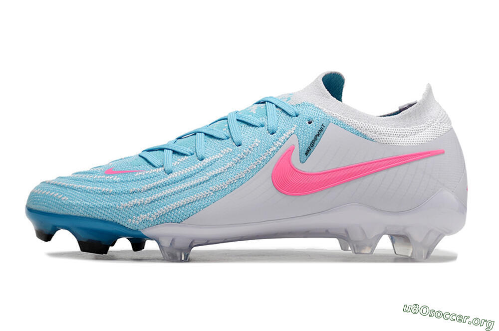 Nike Phantom Luna Elite NU FG Football Boots - Blue/White/Pink 3