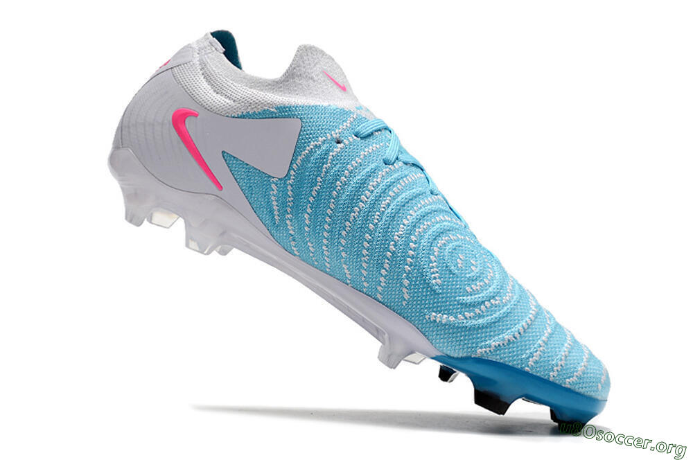 Nike Phantom Luna Elite NU FG Football Boots - Blue/White/Pink 4