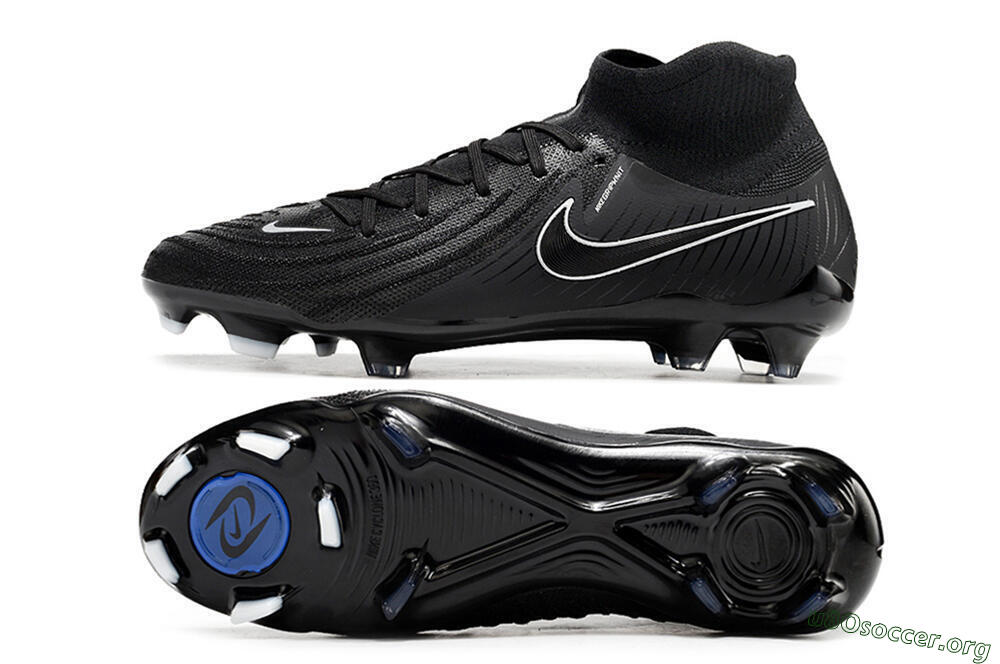 Nike Phantom Luna Elite FG Football Boots - Black/White/Blue 1