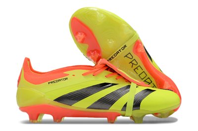 Adidas Predator Elite Foldover Tongue FG Football Boots - Yellow/Black/Red