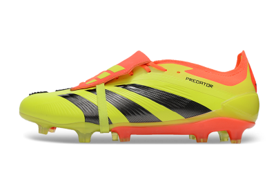 Adidas Predator Elite Foldover Tongue FG Football Boots - Yellow/Black/Red