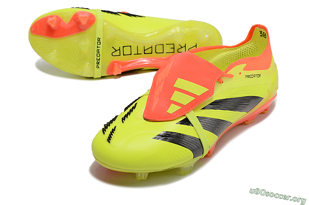 Adidas Predator Elite Foldover Tongue FG Football Boots - Yellow/Black/Red 0
