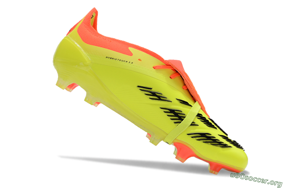 Adidas Predator Elite Foldover Tongue FG Football Boots - Yellow/Black/Red 4