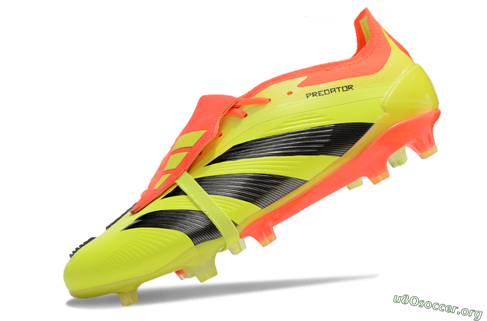 Adidas Predator Elite Foldover Tongue FG Football Boots - Yellow/Black/Red 5