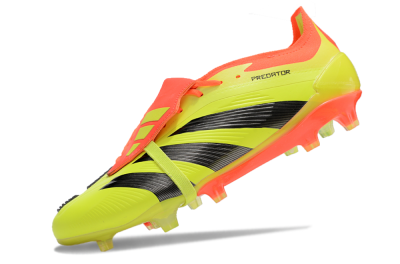 Adidas Predator Elite Foldover Tongue FG Football Boots - Yellow/Black/Red