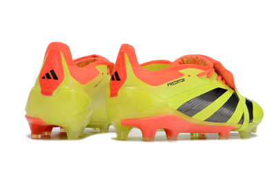 Adidas Predator Elite Foldover Tongue FG Football Boots - Yellow/Black/Red