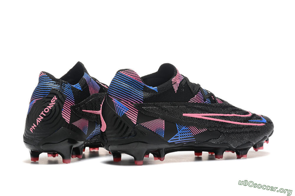 Nike Phantom GX Elite FG Football Boots - Black/Pink/Blue 9