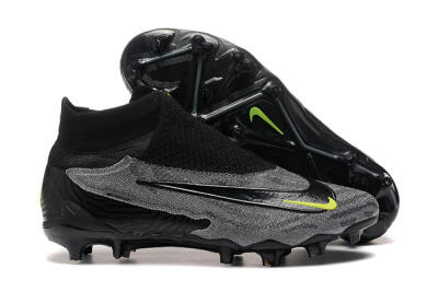 Nike Phantom GX Elite FG Football Boots - Black/Grey/Yellow