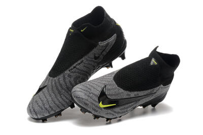 Nike Phantom GX Elite FG Football Boots - Black/Grey/Yellow