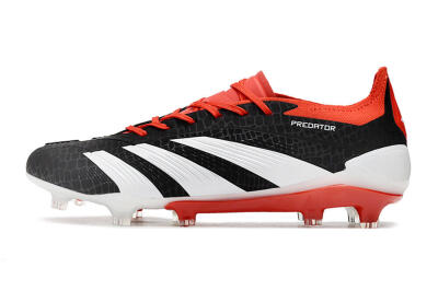 Adidas Predator Accuracy+ FG Football Boots - Black/White/Red