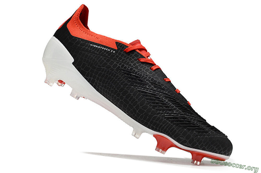 Adidas Predator Accuracy+ FG Football Boots - Black/White/Red 4
