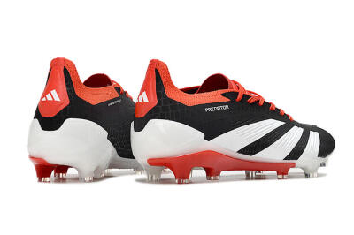 Adidas Predator Accuracy+ FG Football Boots - Black/White/Red