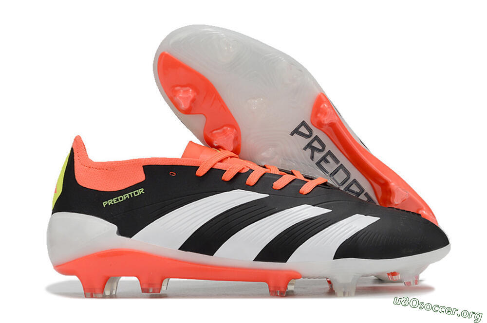 Adidas Predator Elite FG Football Boots - Black/White/Pink 2