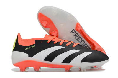 Adidas Predator Elite FG Football Boots - Black/White/Pink