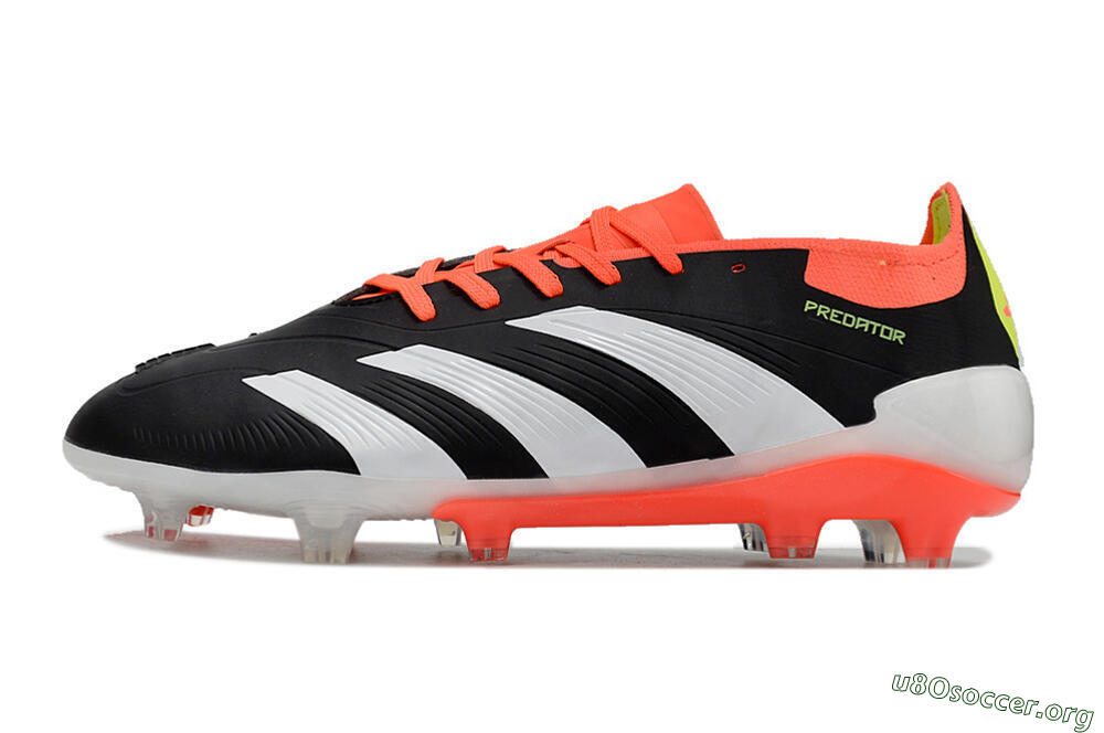 Adidas Predator Elite FG Football Boots - Black/White/Pink 3