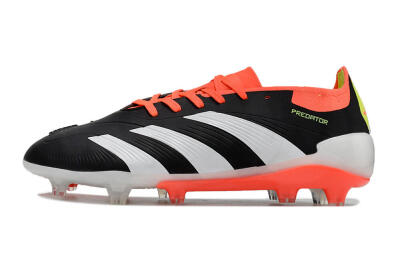 Adidas Predator Elite FG Football Boots - Black/White/Pink