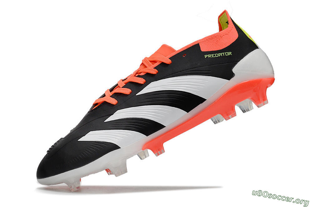 Adidas Predator Elite FG Football Boots - Black/White/Pink 5