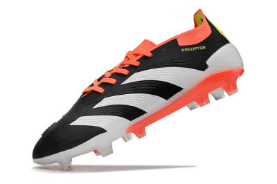 Adidas Predator Elite FG Football Boots - Black/White/Pink