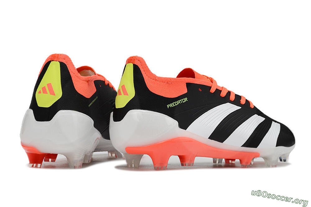 Adidas Predator Elite FG Football Boots - Black/White/Pink 6