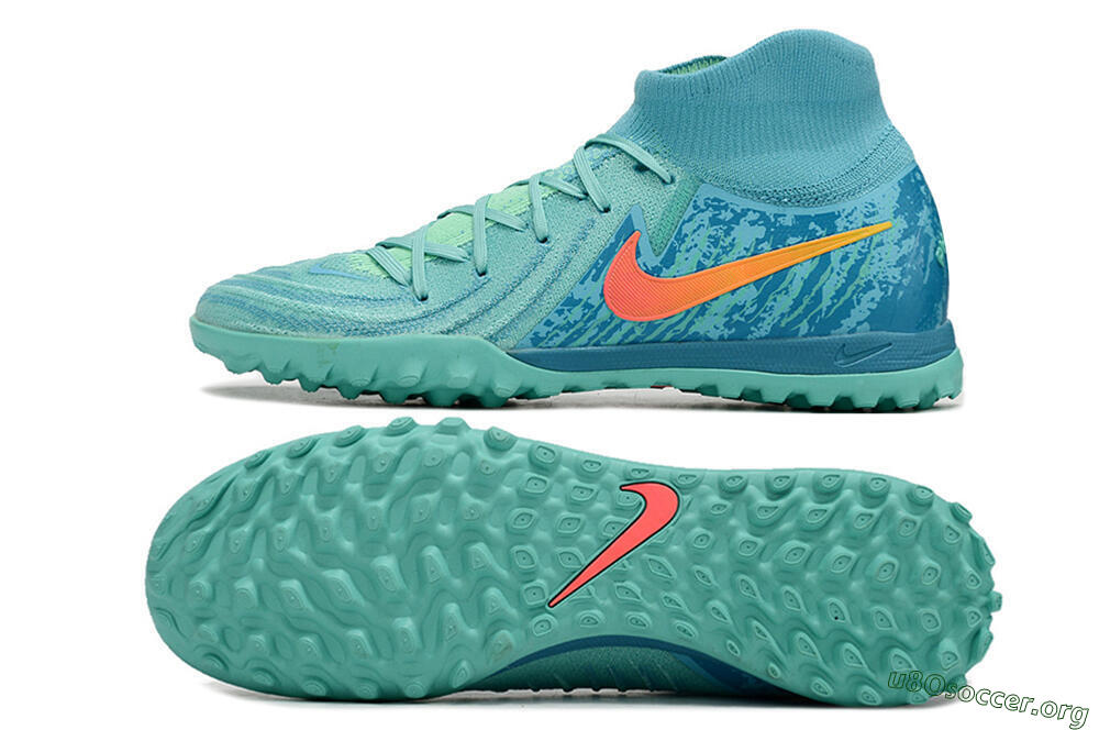 Nike Phantom Luna Elite TF Football Shoes - Jade/Orange/Yellow 1