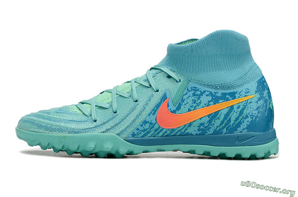 Nike Phantom Luna Elite TF Football Shoes - Jade/Orange/Yellow 3
