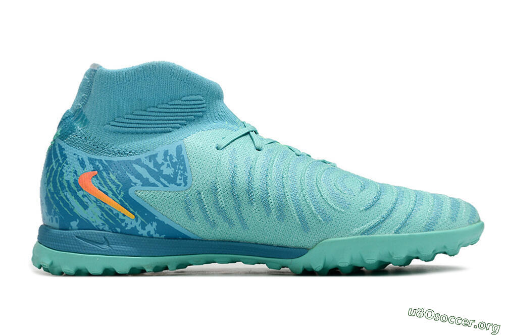 Nike Phantom Luna Elite TF Football Shoes - Jade/Orange/Yellow 7