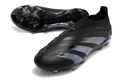 Adidas Predator Elite Laceless FG Football Boots - Black/Jade/Red
