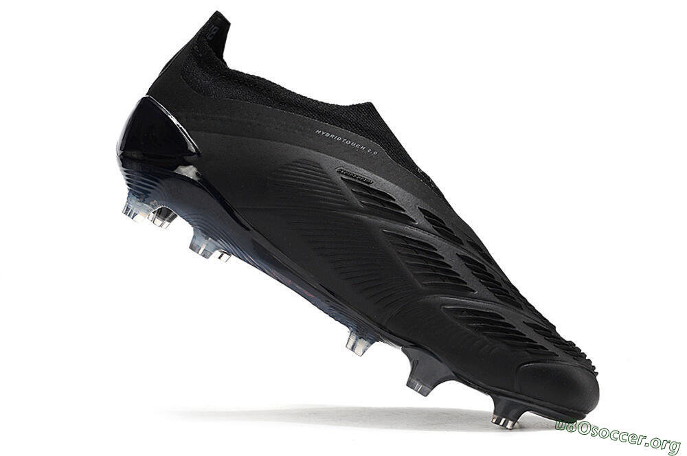 Adidas Predator Elite Laceless FG Football Boots - Black/Jade/Red 4