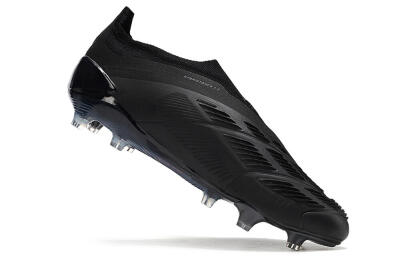 Adidas Predator Elite Laceless FG Football Boots - Black/Jade/Red