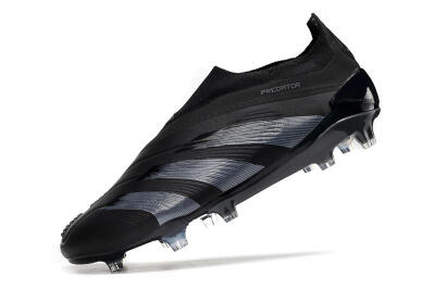 Adidas Predator Elite Laceless FG Football Boots - Black/Jade/Red