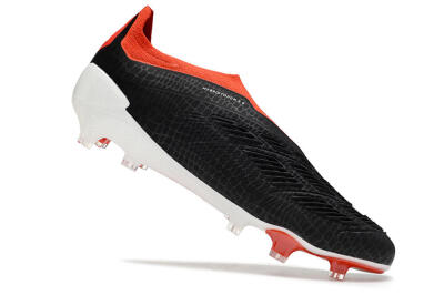 Adidas Predator Elite Laceless FG Football Boots - Black/White/Red
